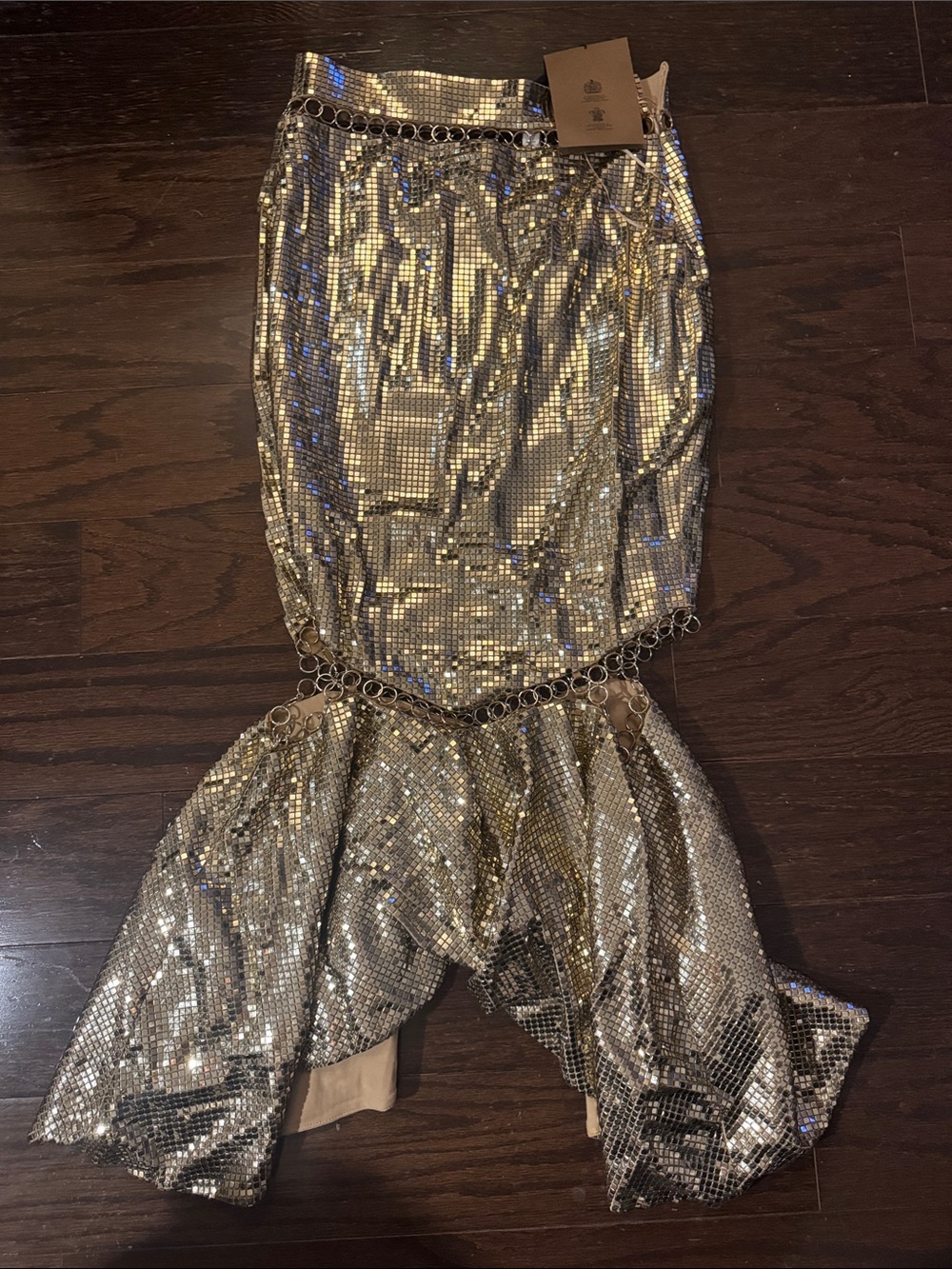 BURBERRY Disco Embellishment Mermaid Skirt